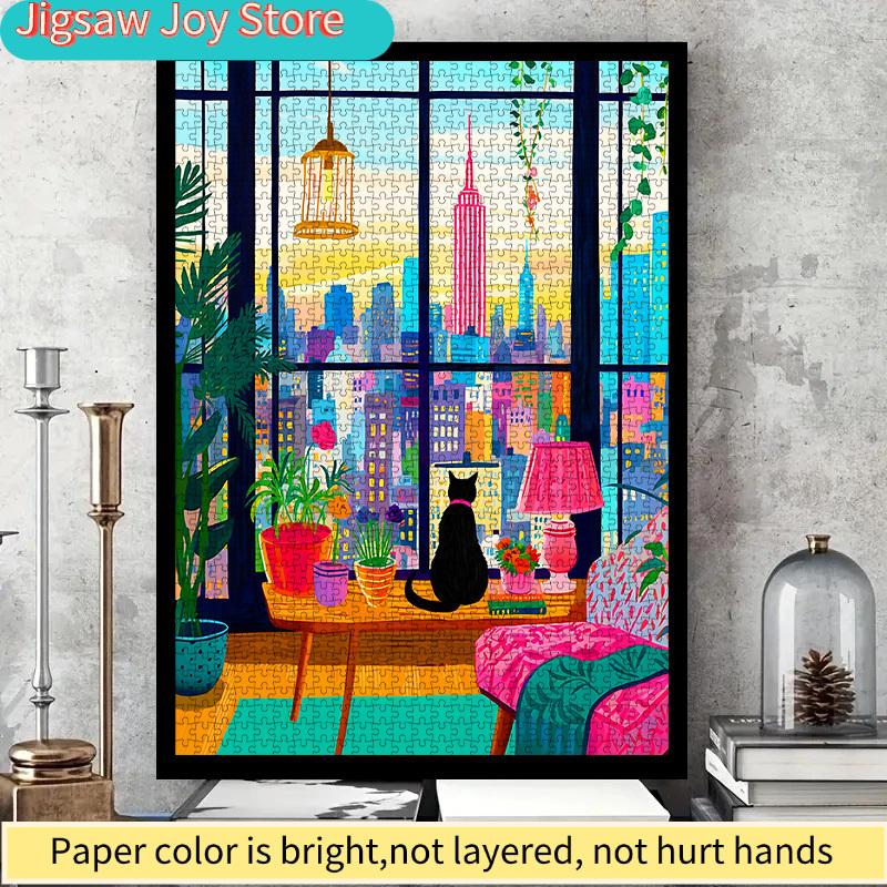 DIY Paper Puzzle, New York Cit - Plant Parental บทวิจารณ์และราคา