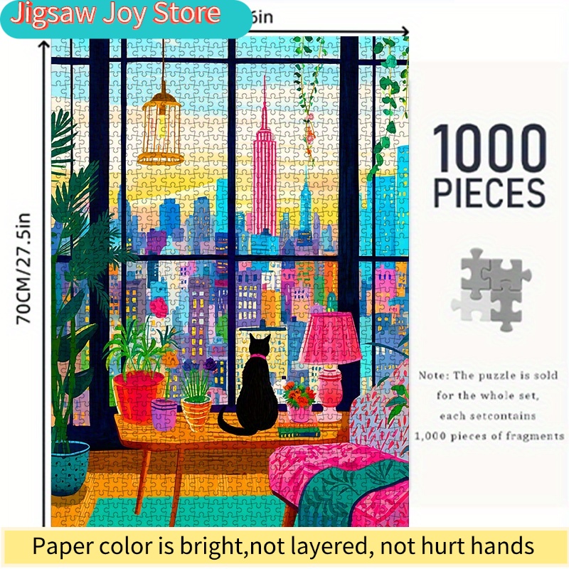 DIY Paper Puzzle, New York Cit - Plant Parental บทวิจารณ์และราคา
