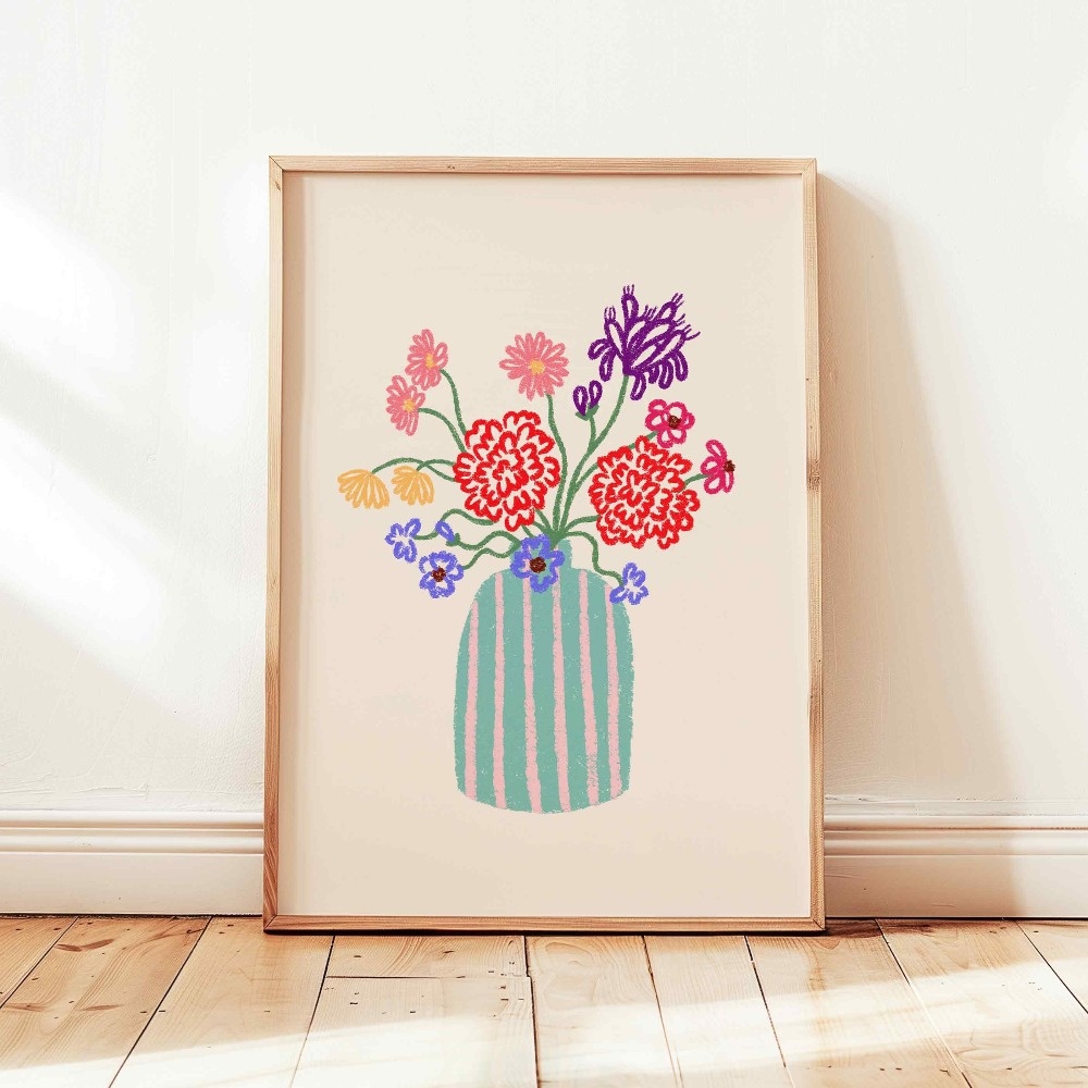 Frameless,1pc Retro Beige Flor - Plant Parenting บทวิจารณ์และราคา
