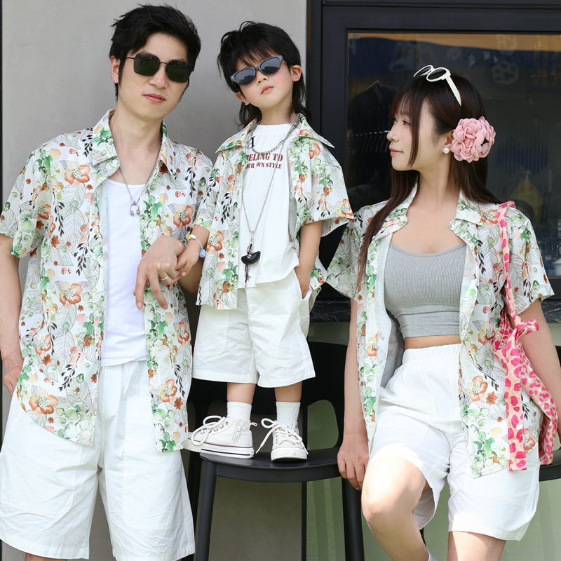 Holiday Look Parent-child Flor - Plant Parent Shirt บทวิจารณ์และราคา