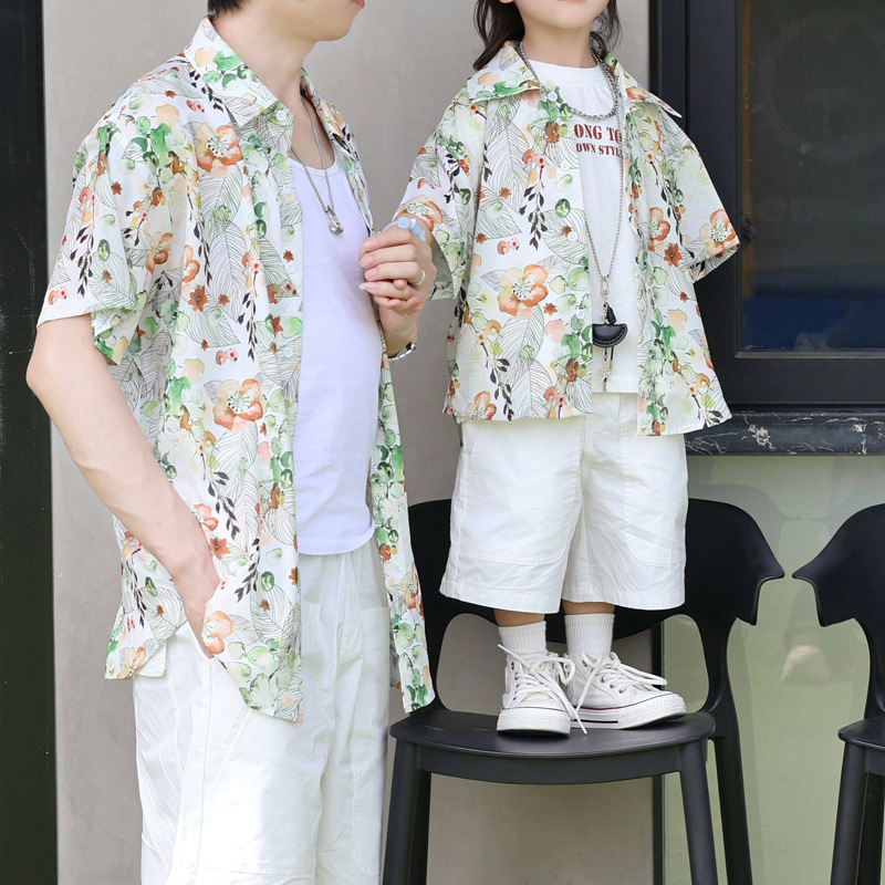 Holiday Look Parent-child Flor - Plant Parent Shirt บทวิจารณ์และราคา