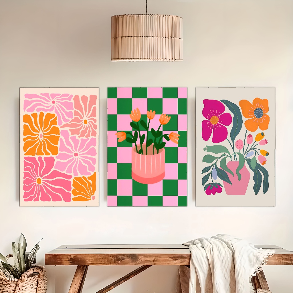 Vibrant Flowers and Vases Canv - Plant Parenting บทวิจารณ์และราคา