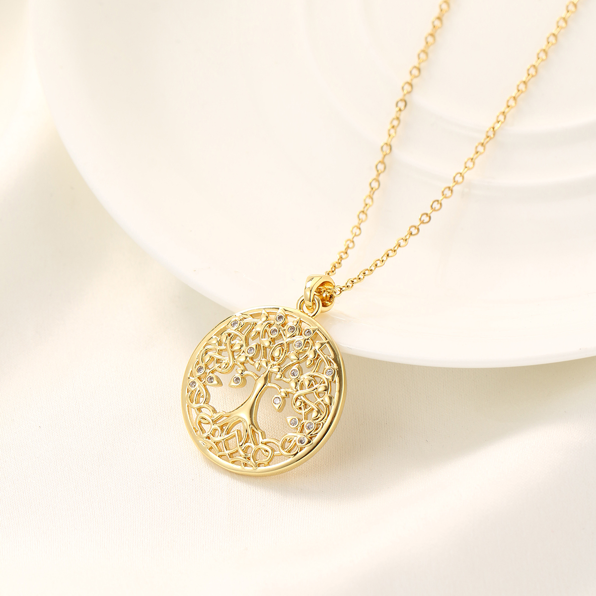 Fashion Tree of Life Necklace  - Plant Parental บทวิจารณ์และราคา