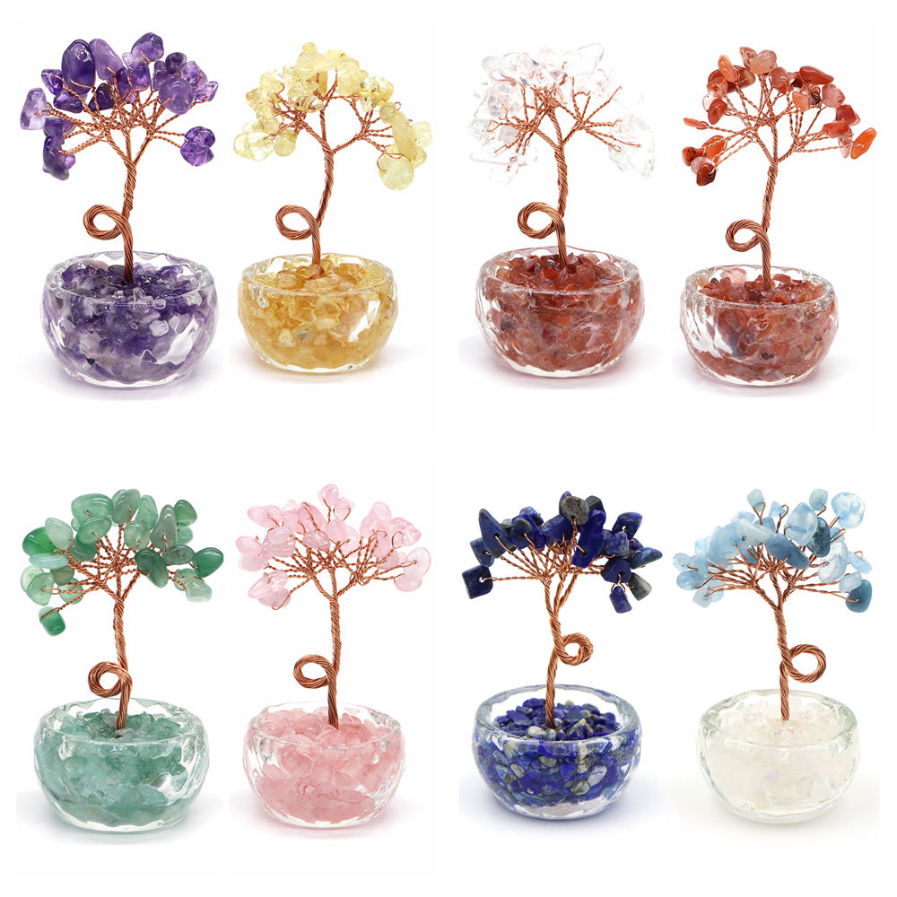 Natural Gemstone Crystal Lucky - Plant Parenting บทวิจารณ์และราคา