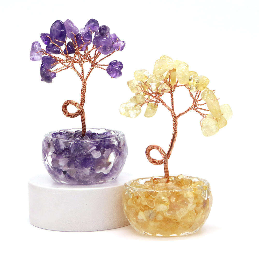 Natural Gemstone Crystal Lucky - Plant Parenting บทวิจารณ์และราคา