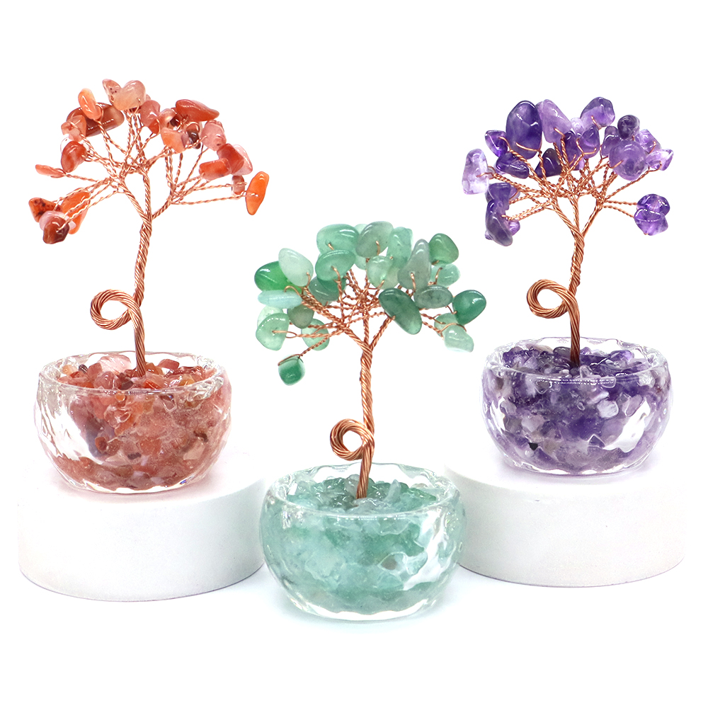 Natural Gemstone Crystal Lucky - Plant Parenting บทวิจารณ์และราคา