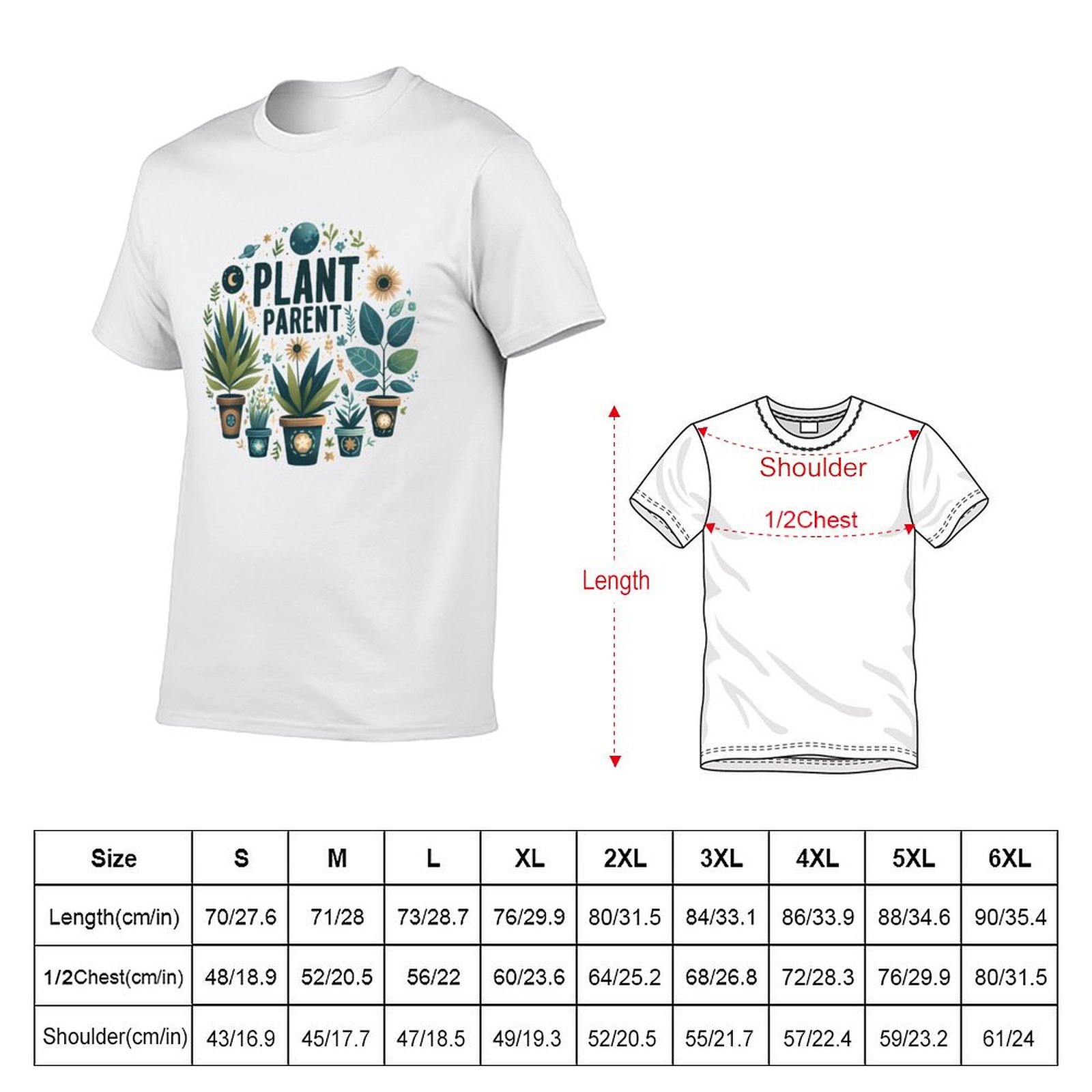 Plant parent T-Shirt Plus Size - Plant Parent Shirt บทวิจารณ์และราคา
