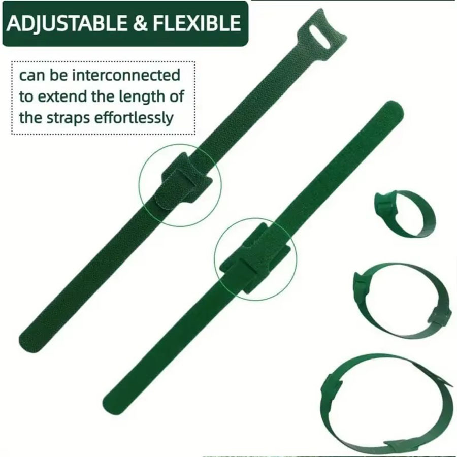 Reusable Green Plant Ties Nylo - Plant Parenting บทวิจารณ์และราคา