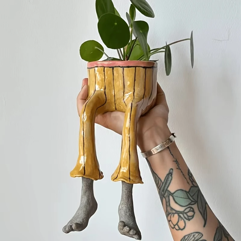 Whimsical Resin Leggy Planter  - Plant Parental บทวิจารณ์และราคา