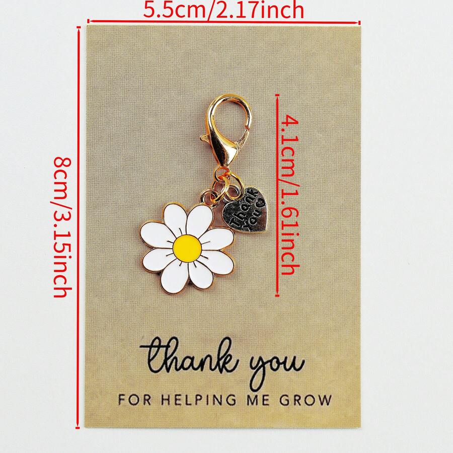 Enamel Daisy Keychains With Th - Plant Parental บทวิจารณ์และราคา