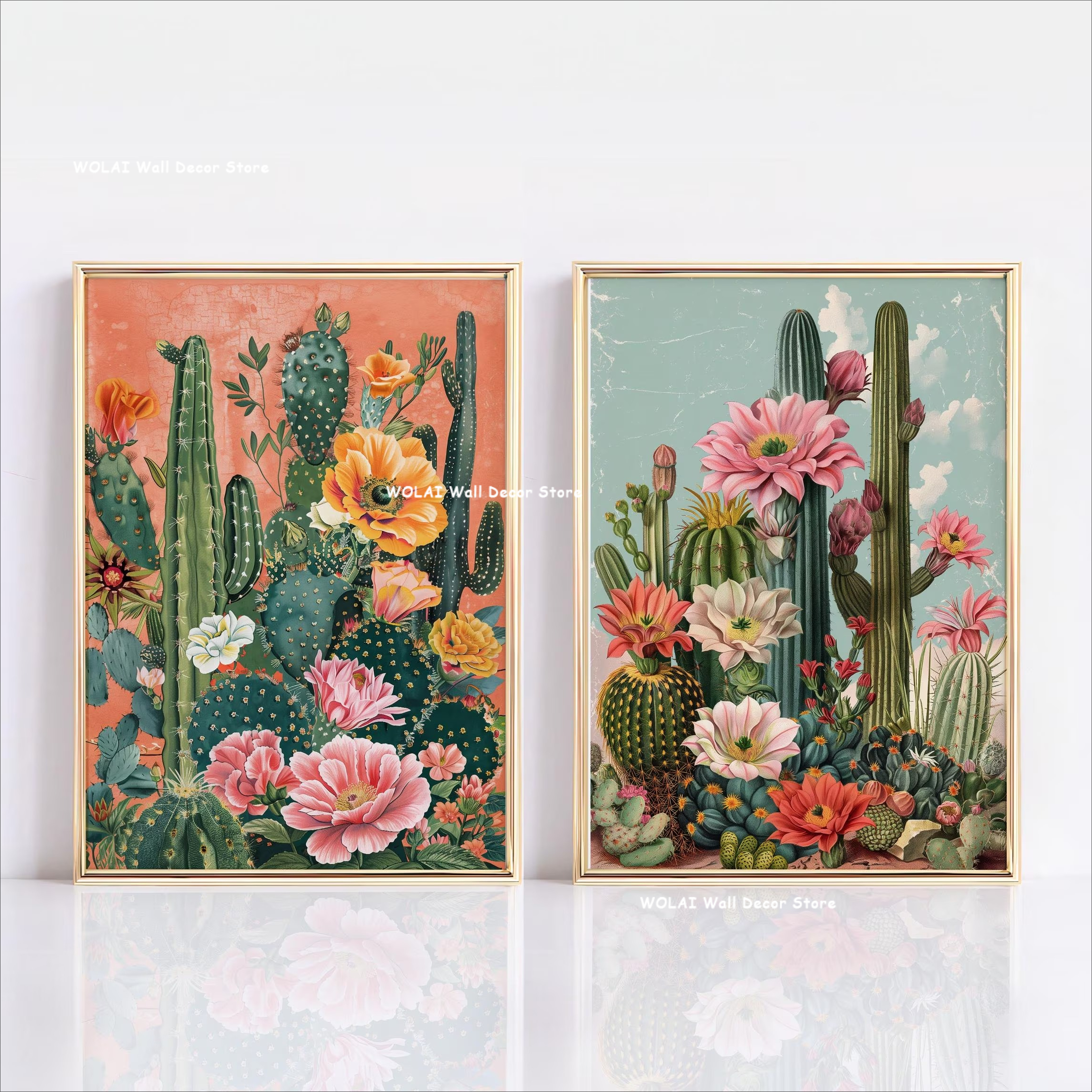 2pcs/set Retro Mexican Desert  - Plant Parenting บทวิจารณ์และราคา
