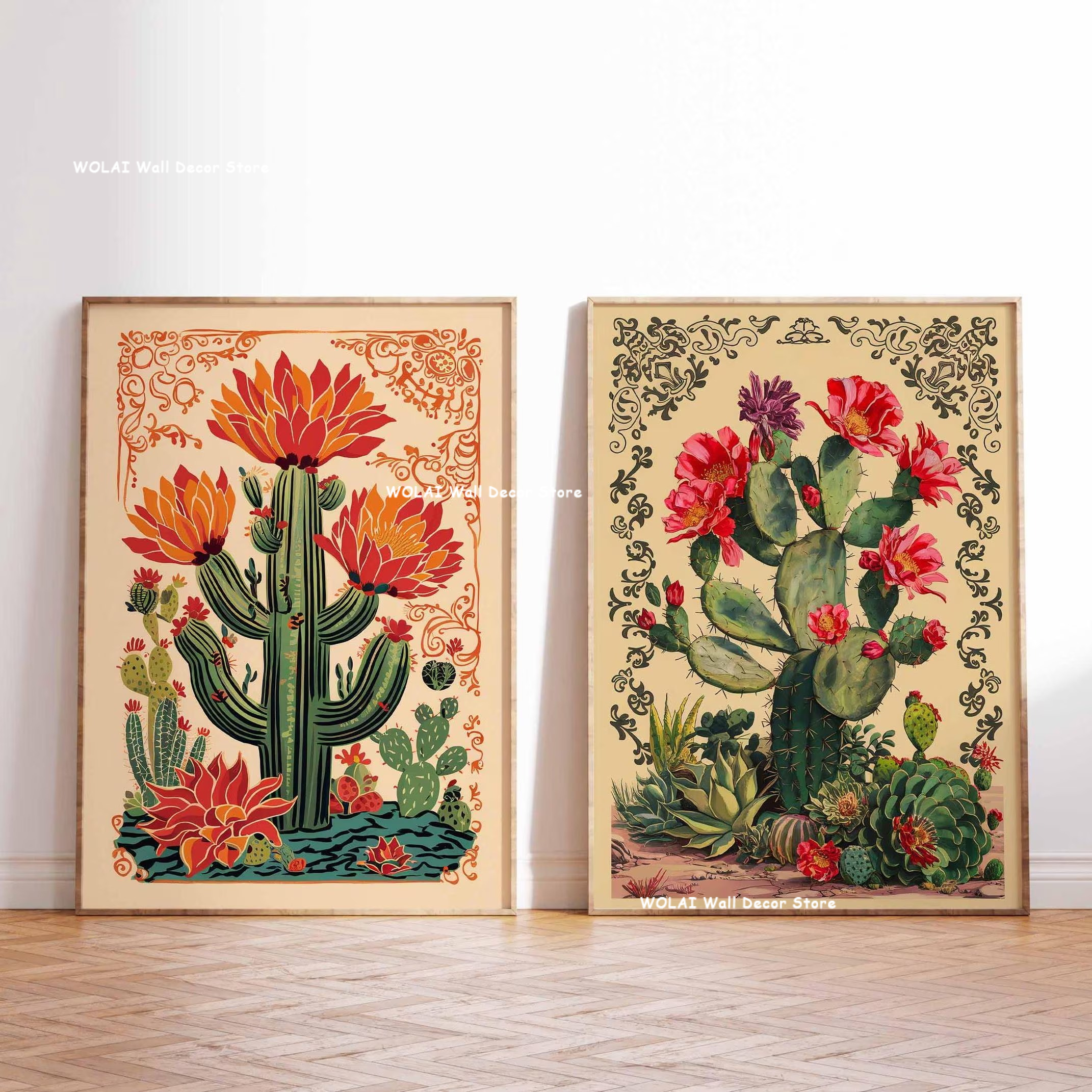2pcs/set Retro Mexican Desert  - Plant Parenting บทวิจารณ์และราคา