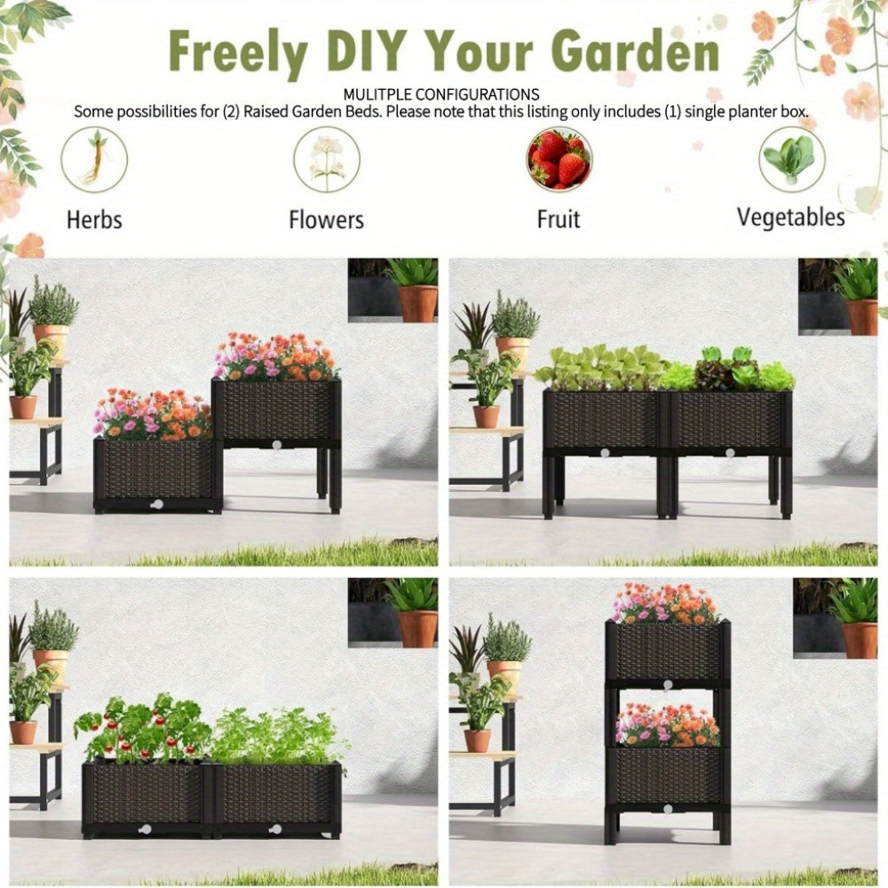 Garden Raised Bed, Elevated Fl - Plant Parenting บทวิจารณ์และราคา